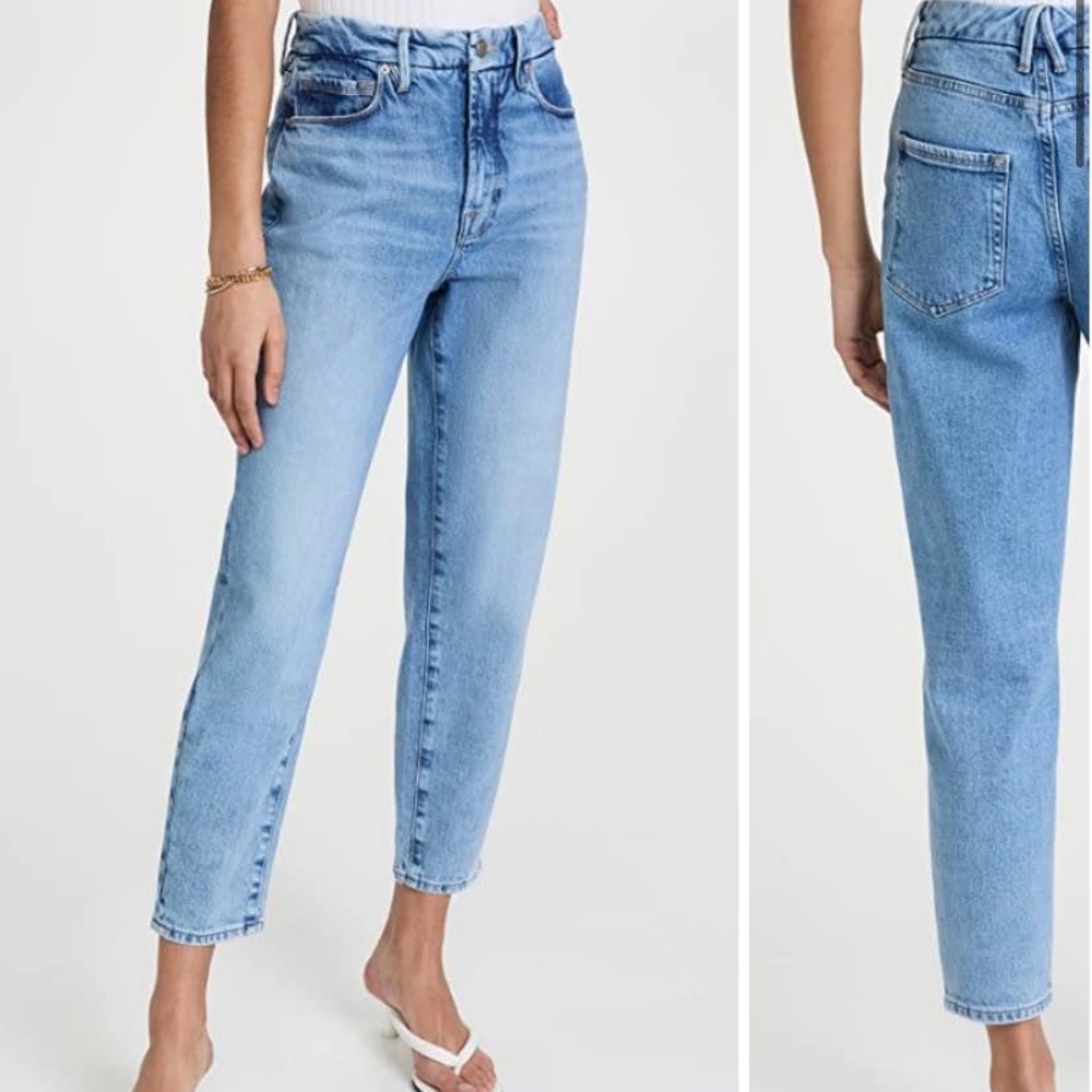 Size 6 good American mom jeans